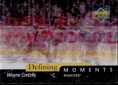 1997-98 Wayne Gretzky Upper Deck Diamond Vision DEFINING MOMENTS #DM1 New York Rangers