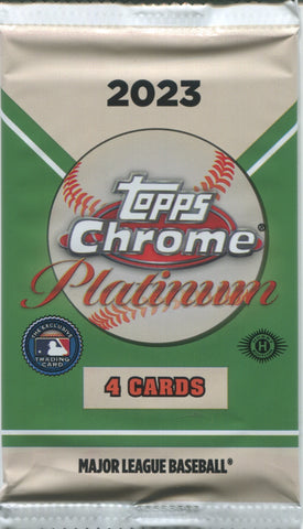 2023 Topps Chrome Platinum Anniversary Baseball Hobby, Pack *RELEASES 5/22*
