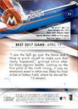 2017 Ichiro Suzuki Topps Finest BLUE REFRACTOR 046/150 #52 Miami Marlins
