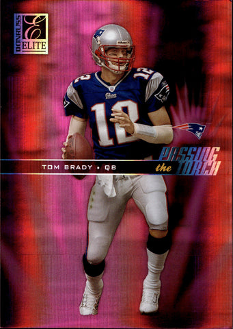 2004 Tom Brady Donruss Elite PASSING THE TORCH 0272/1000 #PT-10 New England Patriots
