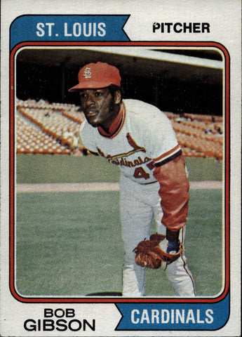 1974 Bob Gibson Topps #350 St. Louis Cardinals HOF
