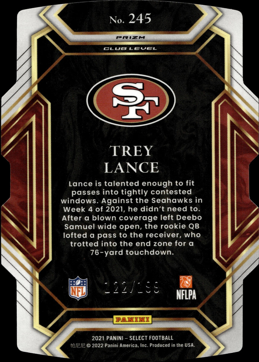 Trey Lance 2021 Select #245 RC (PSA 8)