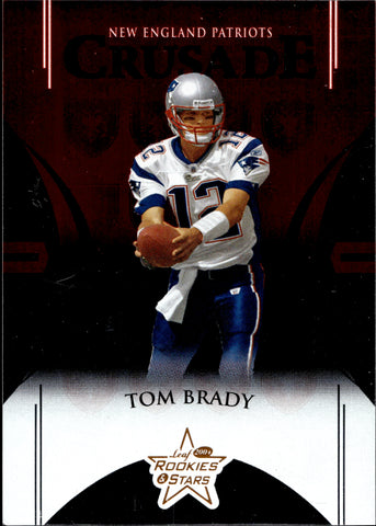 2004 Tom Brady Leaf Rookies & Stars CRUSADE 0720/1250 #C-25 New England Patriots