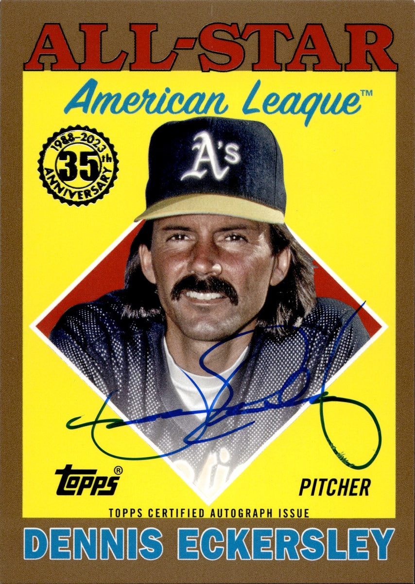 2023 Topps Dennis Eckersley 1988 Auto Gold /50 #88BA-DE