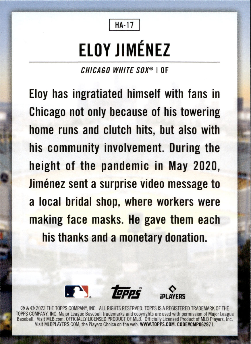 2023 topps series 2 Eloy Jimenez Home Field Advantage Southside #ha-17