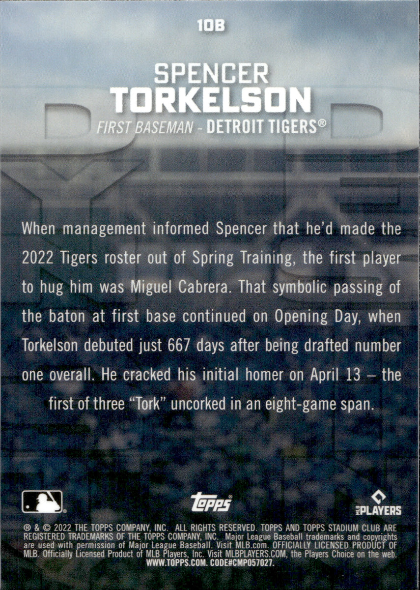 2022 Opening Day and Spencer Torkelson MLB Debut Game-Used