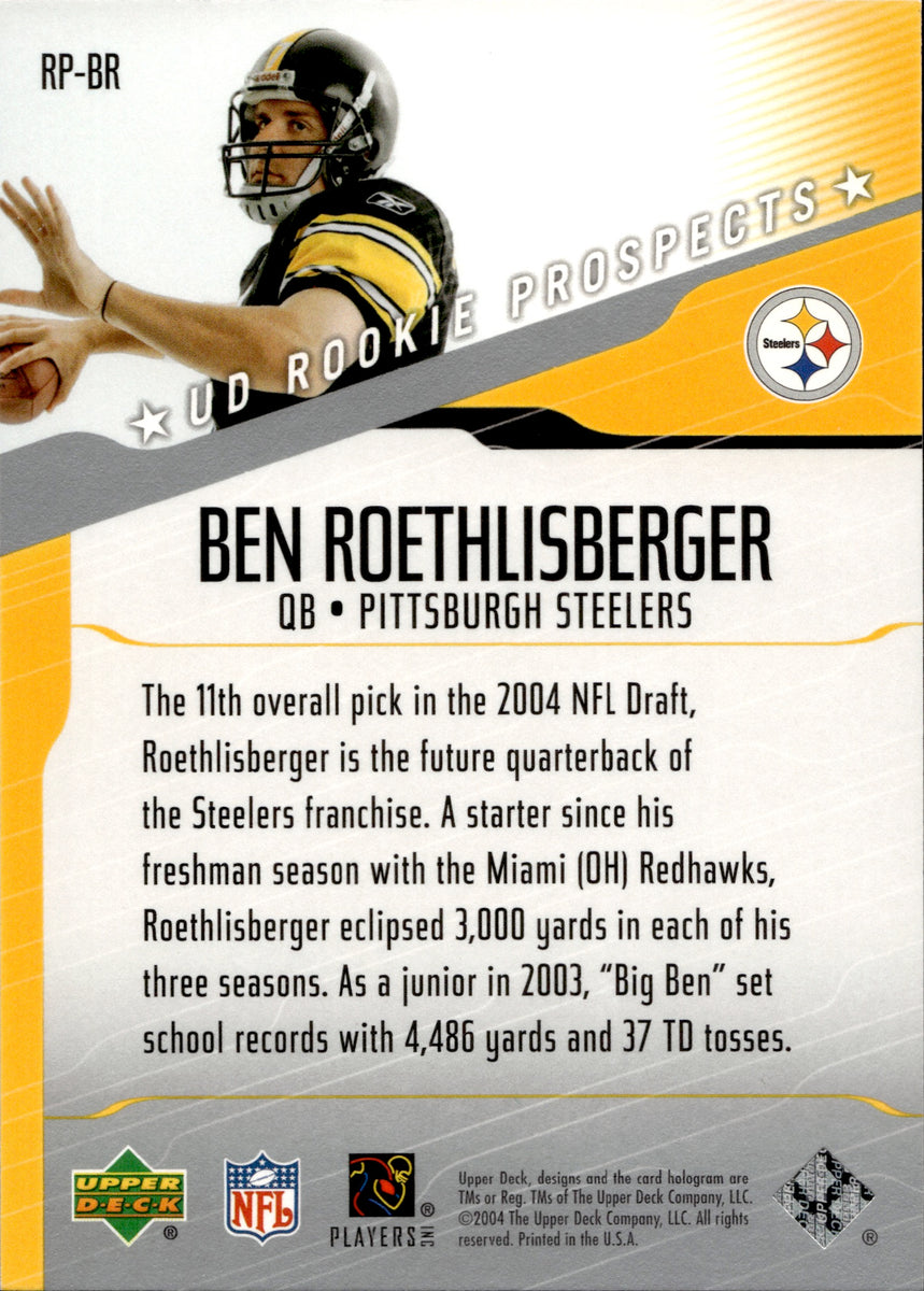 Pittsburgh Steelers: Ben Roethlisberger 2022 Last Home Game Poster - O