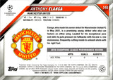 2021-22 Anthony Elanga Topps Chrome UCL Sapphire Edition ROOKIE RC #140 Manchester United