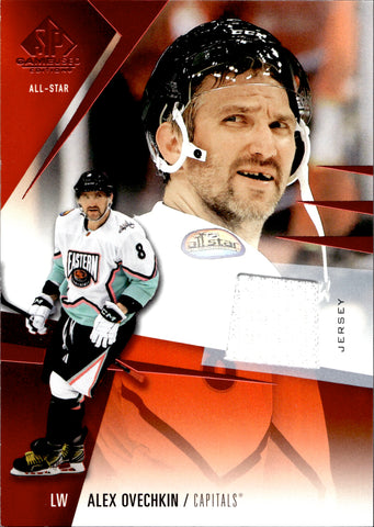2023-24 Alex Ovechkin Upper Deck SP Game Used RED ALL-STAR JERSEY RELIC #123 Washington Capitals
