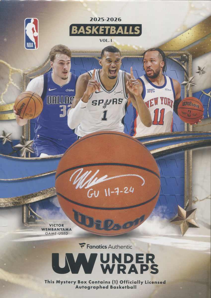 2026 Fanatics Under Wraps Autographed Basketball Volume 1, Box