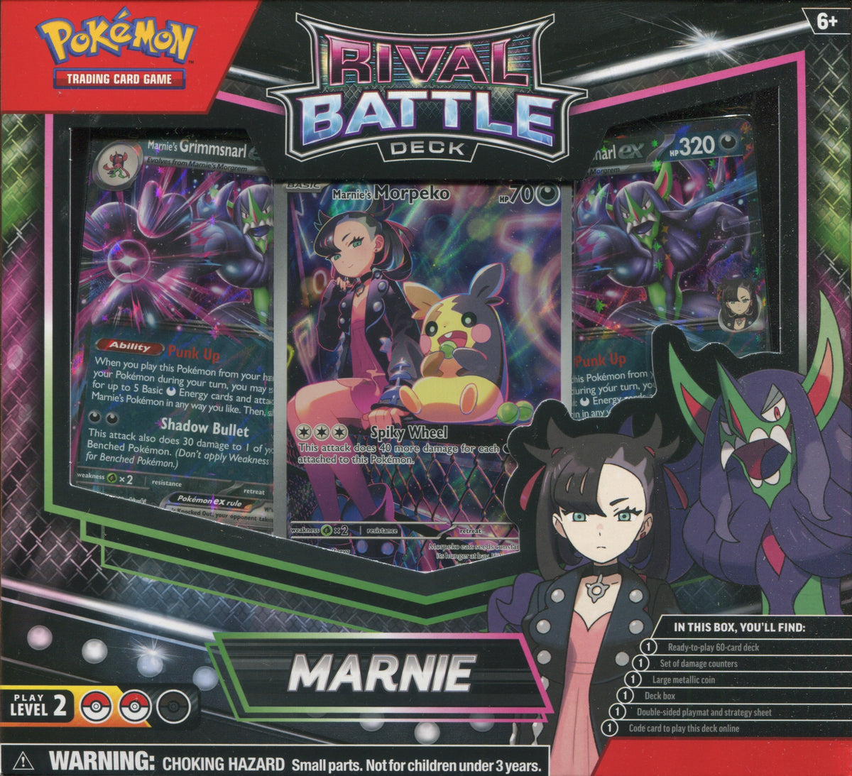 pokémon trading card game rival battle marnie deck Pokemon Rival Battle Deck, (Marnie or Steven) (Random)