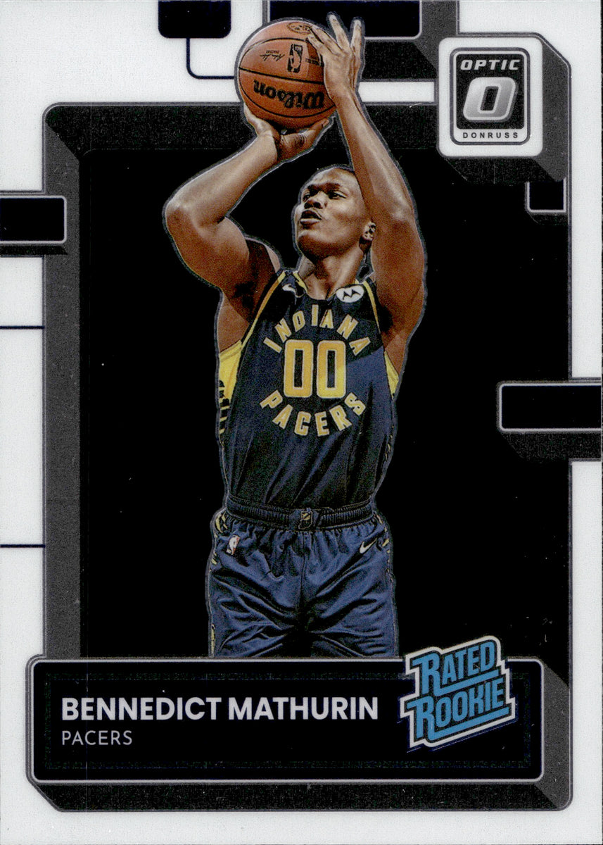 2022-23 Bennedict Mathurin Donruss Optic RATED ROOKIE #209 Indiana Pacers