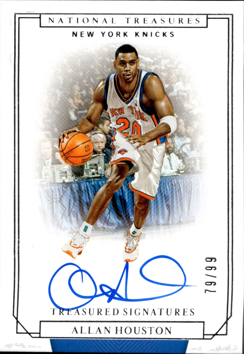 2019-20 Allan Houston Panini National Treasures TREASURED SIGNATURES AUTO  79/99 AUTOGRAPH #TS-AHS New York Knicks