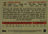 2023 Thurman Munson Topps Archives AQUA SPARKLE 37/75 #24 New York Yankees