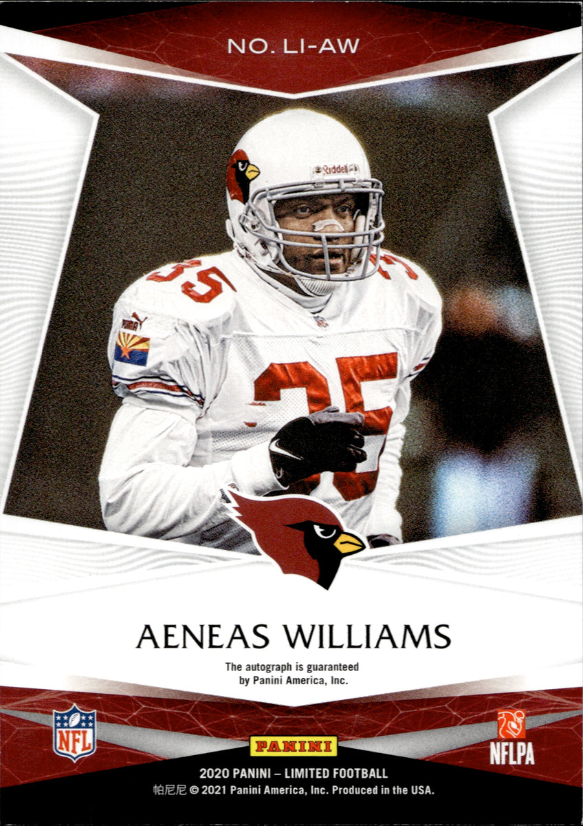 2020 Aeneas Williams Panini Limited INK EMERALD AUTO 1/5 AUTOGRAPH #LI