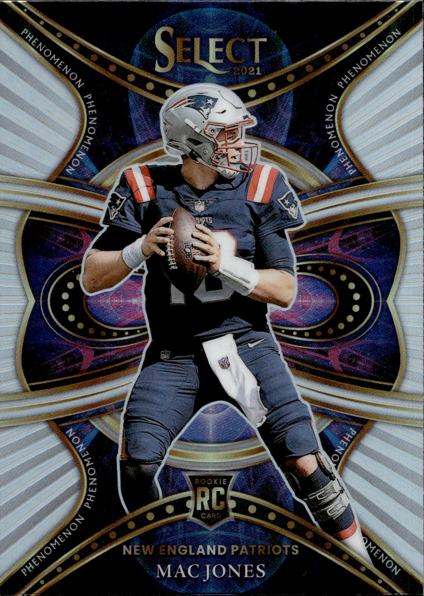 2021 PANINI SELECT MAC JONES RED PRIZM JERSEY ROOKIE RC NEW ENGLAND  PATRIOTS