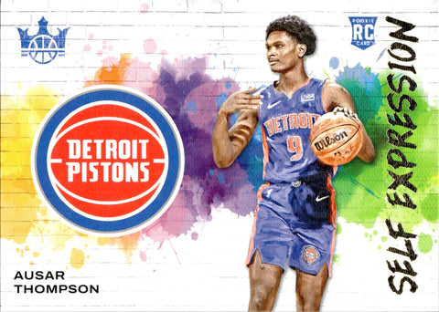 2023-24 Ausar Thompson Panini Court Kings SELF EXPRESSION ROOKIE RC #22 Detroit Pistons