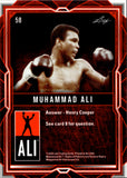 2024 Muhammad Ali Leaf Legacy Collection PRISMATIC SILVER 01/10 #68 Boxing Great
