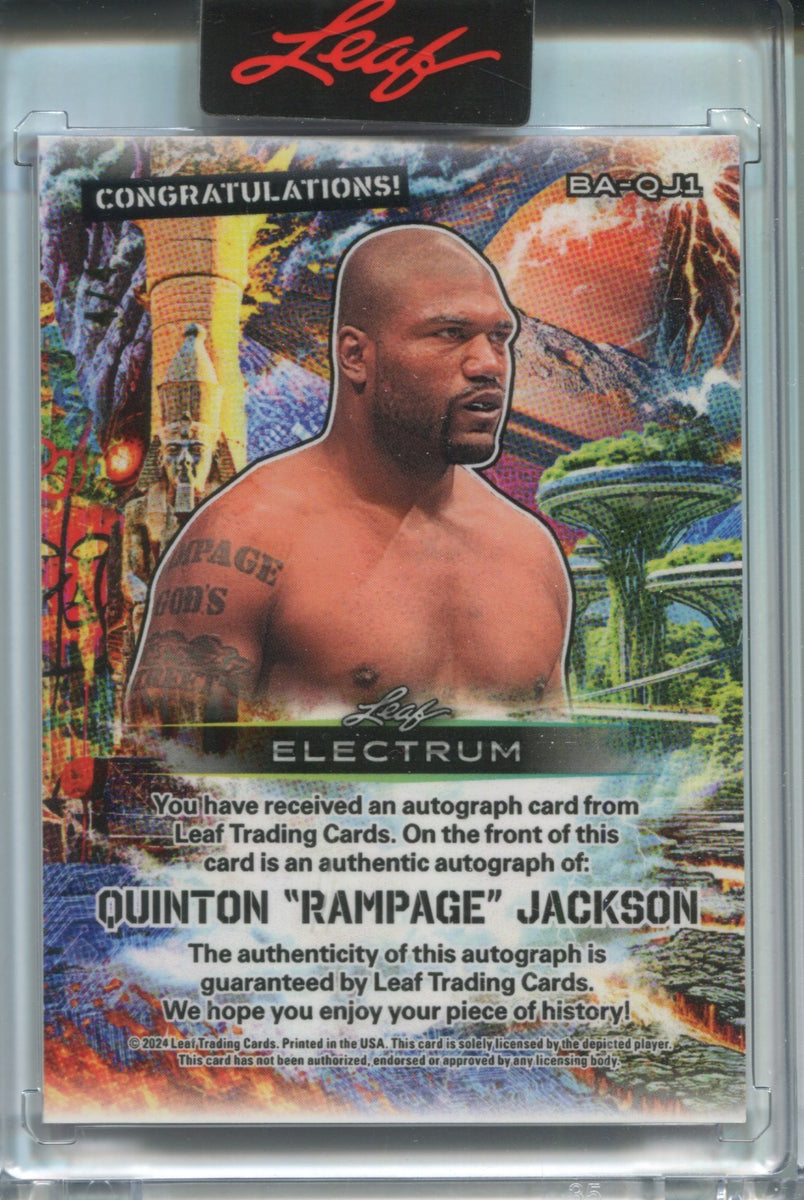 UFC Topps top sp129/188 Quinton Jackson BRONZE PARALLEL OUT OF PRINT