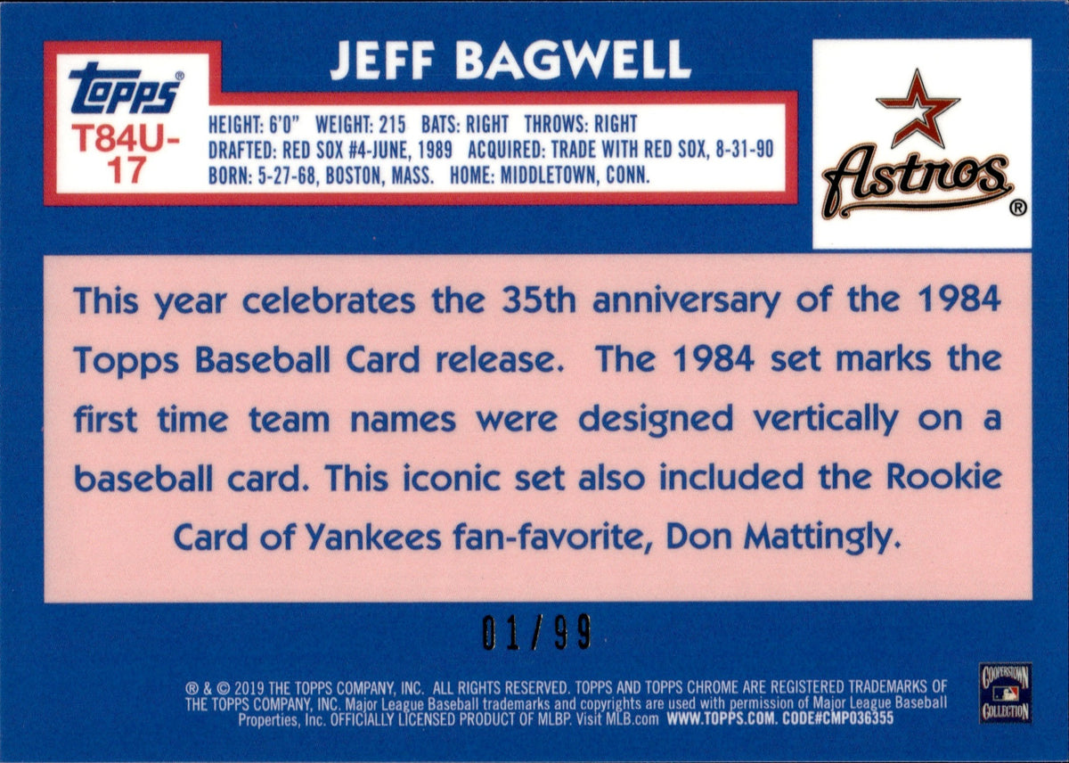 Jeff Bagwell Collectors Baseball Card Lot w/Rookie at 's Sports  Collectibles Store