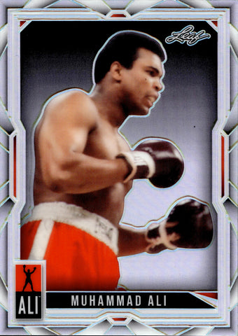 2024 Muhammad Ali Leaf Legacy Collection PRISMATIC SILVER 08/10 #89 Boxing Great
