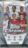 2024-25 Topps Chrome UEFA Club Competitions Soccer Jumbo, Pack