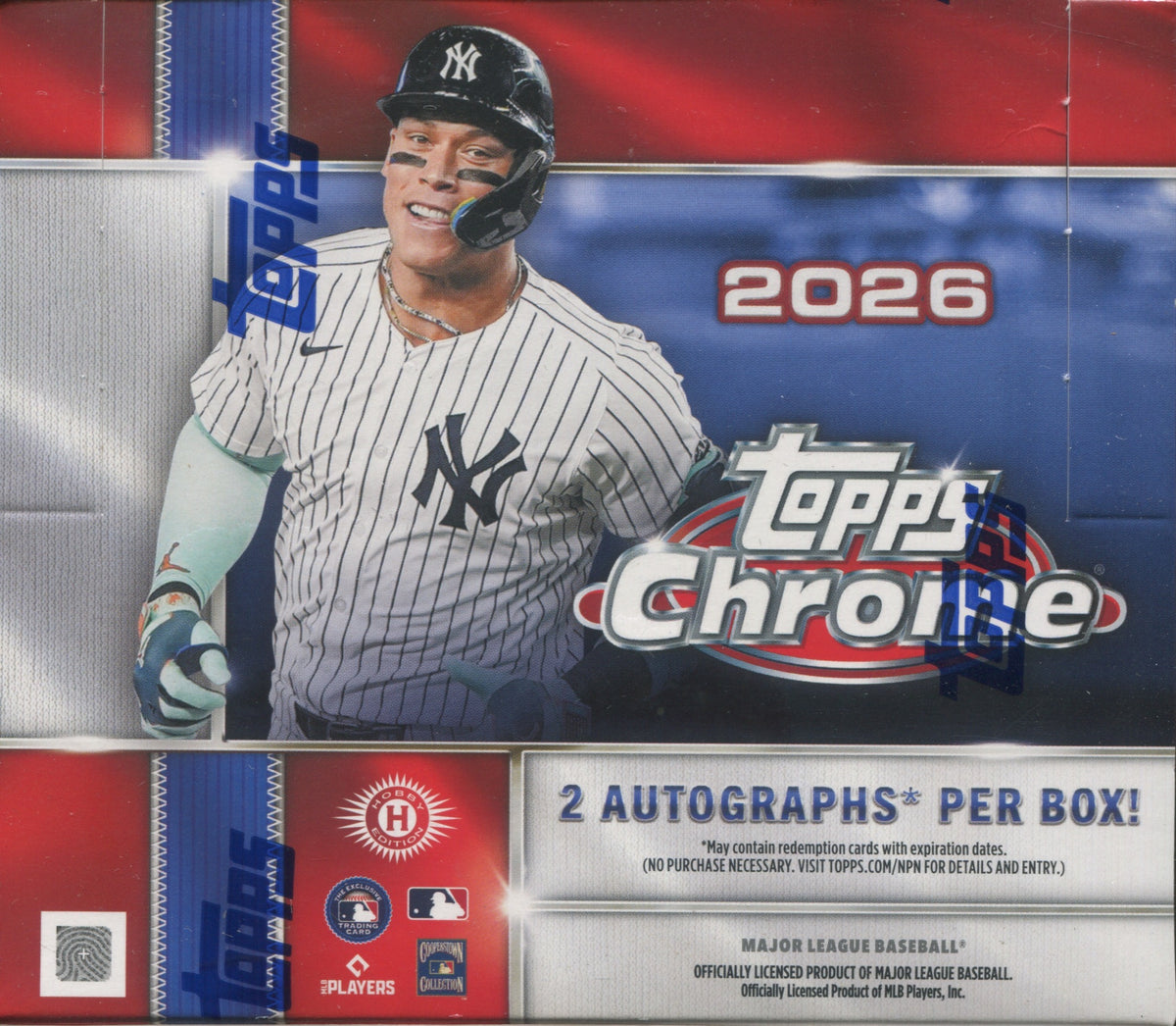 2026 Topps Chrome Baseball Jumbo, Box