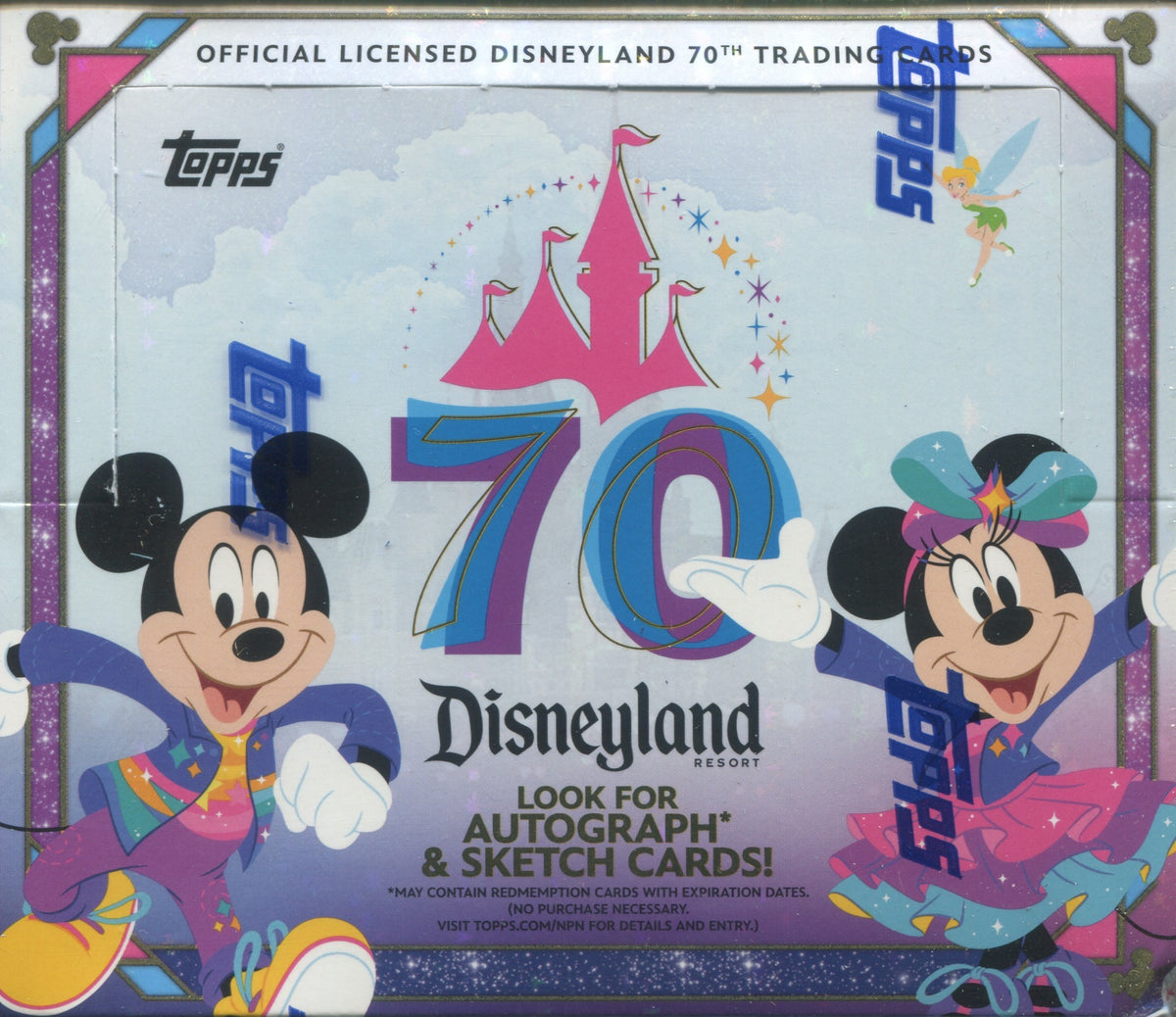 2025 Topps Disneyland 70th Anniversary Hobby, Box