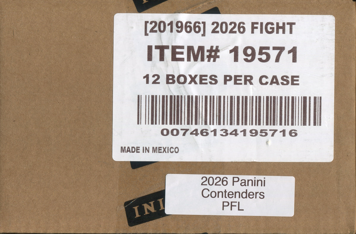 2026 Panini Contenders PFL Hobby, 12 Box Case
