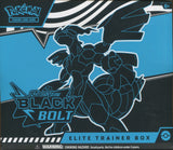 Pokemon Scarlet & Violet Black Bolt, 10 Elite Trainer Box (ETB) Case