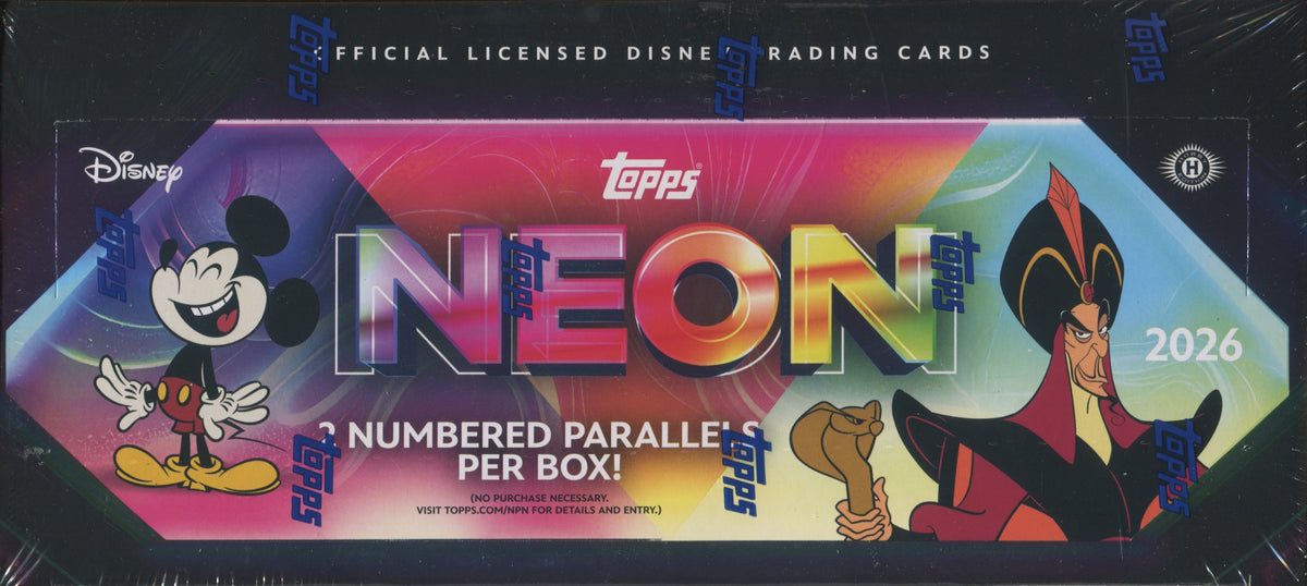 2026 Topps Disney Neon Hobby, Box