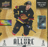 2023-24 Upper Deck Allure Hobby Hockey, 18 Box Master Case