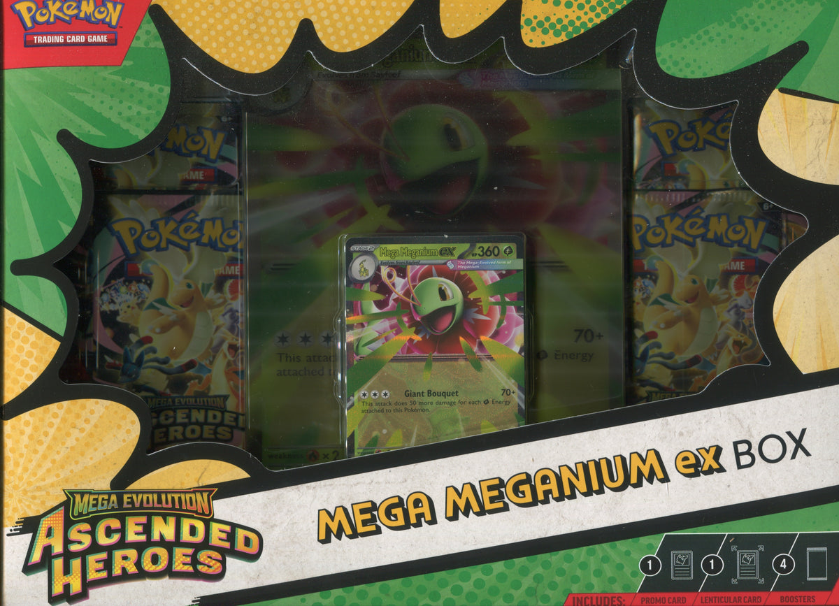 Pokemon Mega Evolution Ascended Heroes EX, Box (Random) Meganium/Feral