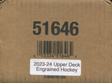 2023-24 Upper Deck Engrained Hockey Hobby, 10 Box Case