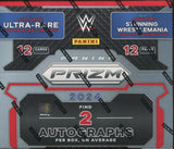 2024 Panini Prizm WWE Hobby, 12 Box Case