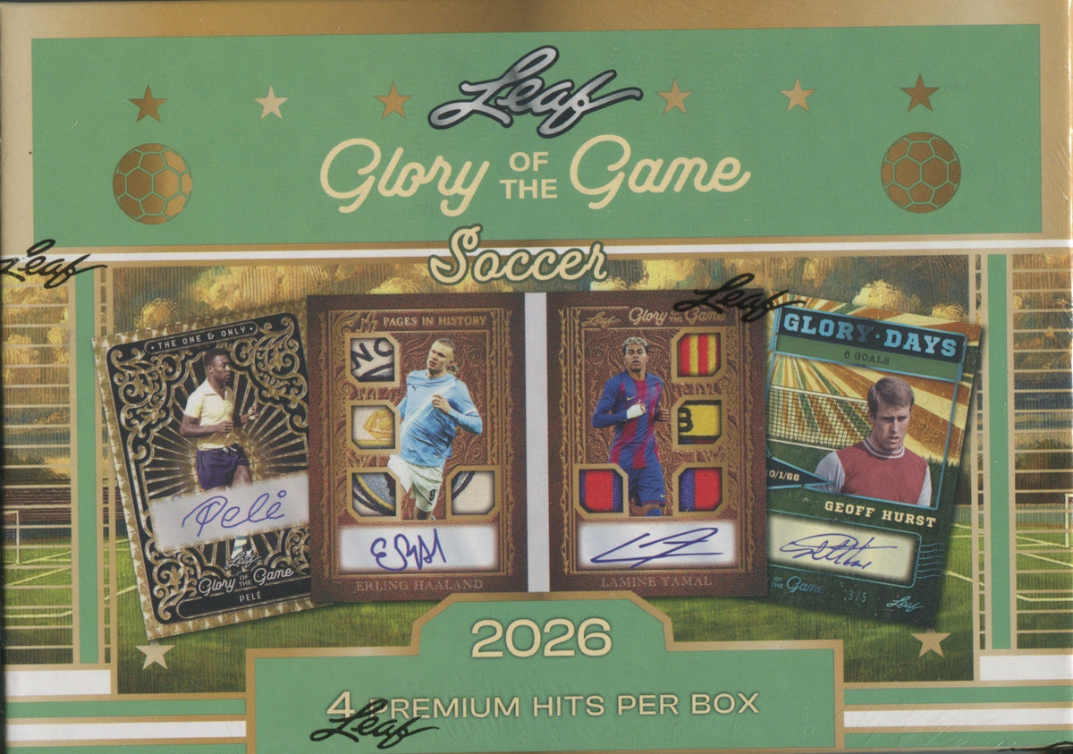 2026 Leaf Glory of the Game Soccer Hobby, Box