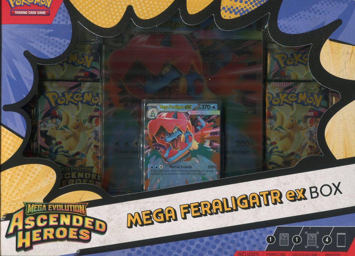 Pokemon Mega Evolution Ascended Heroes EX, Box (Random) Meganium/Feral