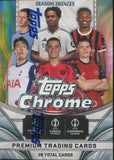 2024-25 Topps Chrome UEFA Club Competitions Soccer Blaster, Box