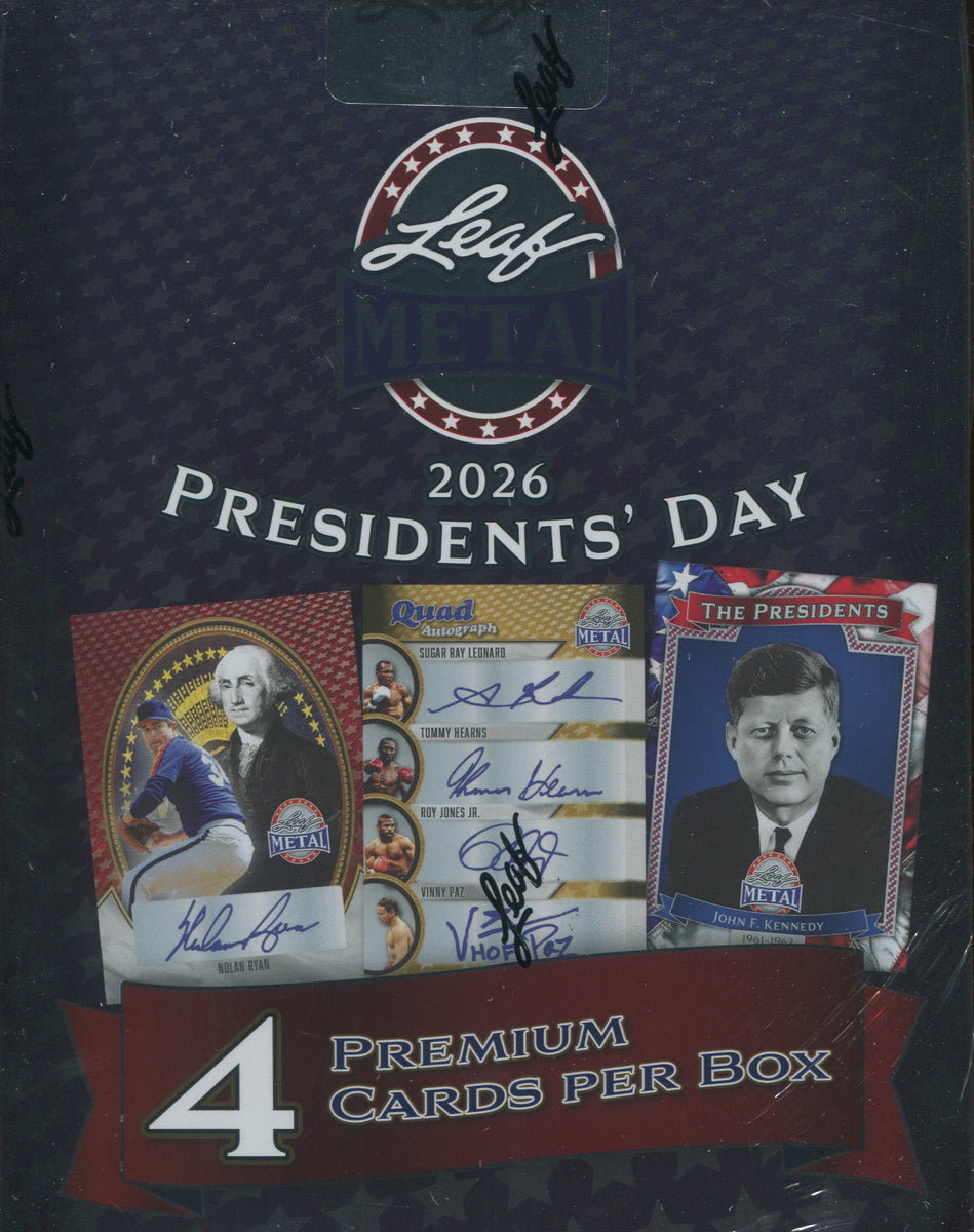2026 Leaf Presidents' Day Hobby, Box