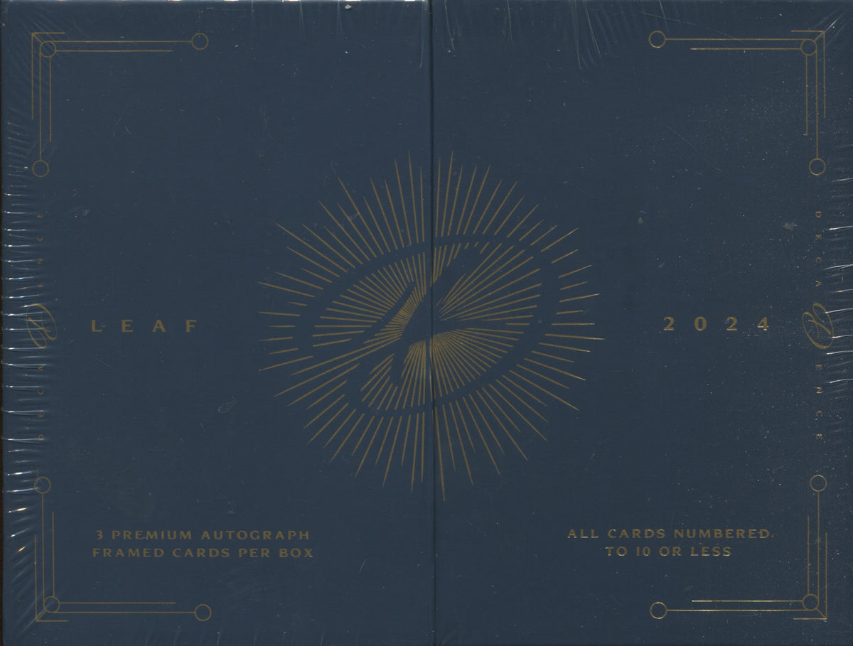 10枚限定 ジダン 直筆サイン 2024 Leaf Decadence auto 2024 Leaf Decadence Multi-Sport Checklist, Box Info, Details