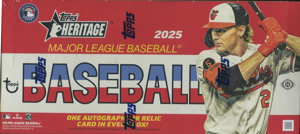 2025 Topps Heritage Baseball Hobby, Box