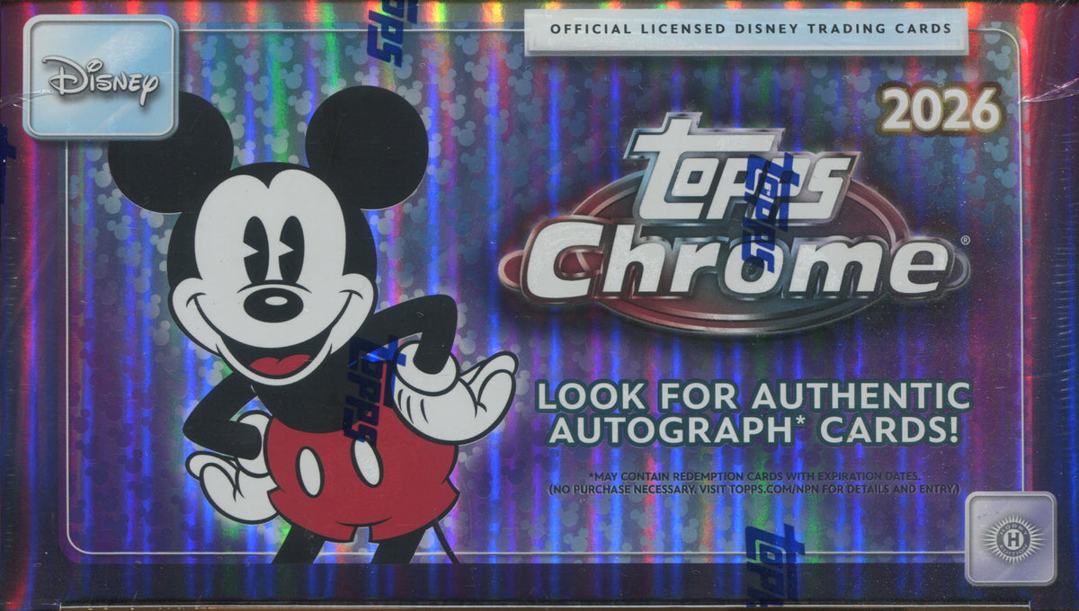 2026 Topps Chrome Disney Hobby, Box