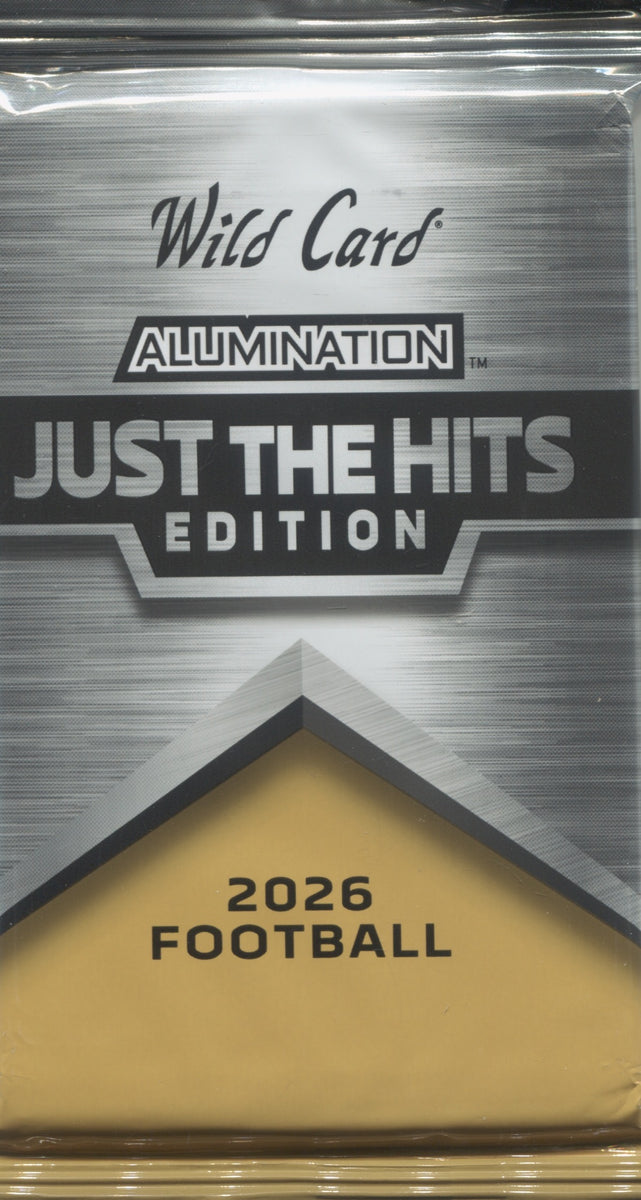 パンティパーティー完全体特装版　Amazon特典ICカード風シール付き 2026 Wild Card Alumination Just The Hits Football Hobby Jumbo, Pack