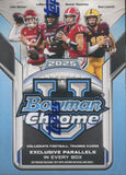 2025 Bowman Chrome University Football Blaster, 40 Box Case