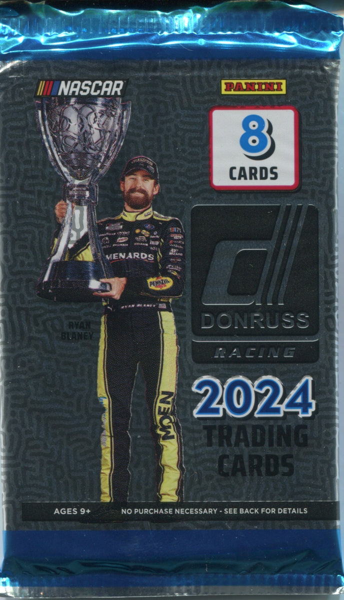 menards pokemon cards 2024 Panini Donruss Racing, Pack