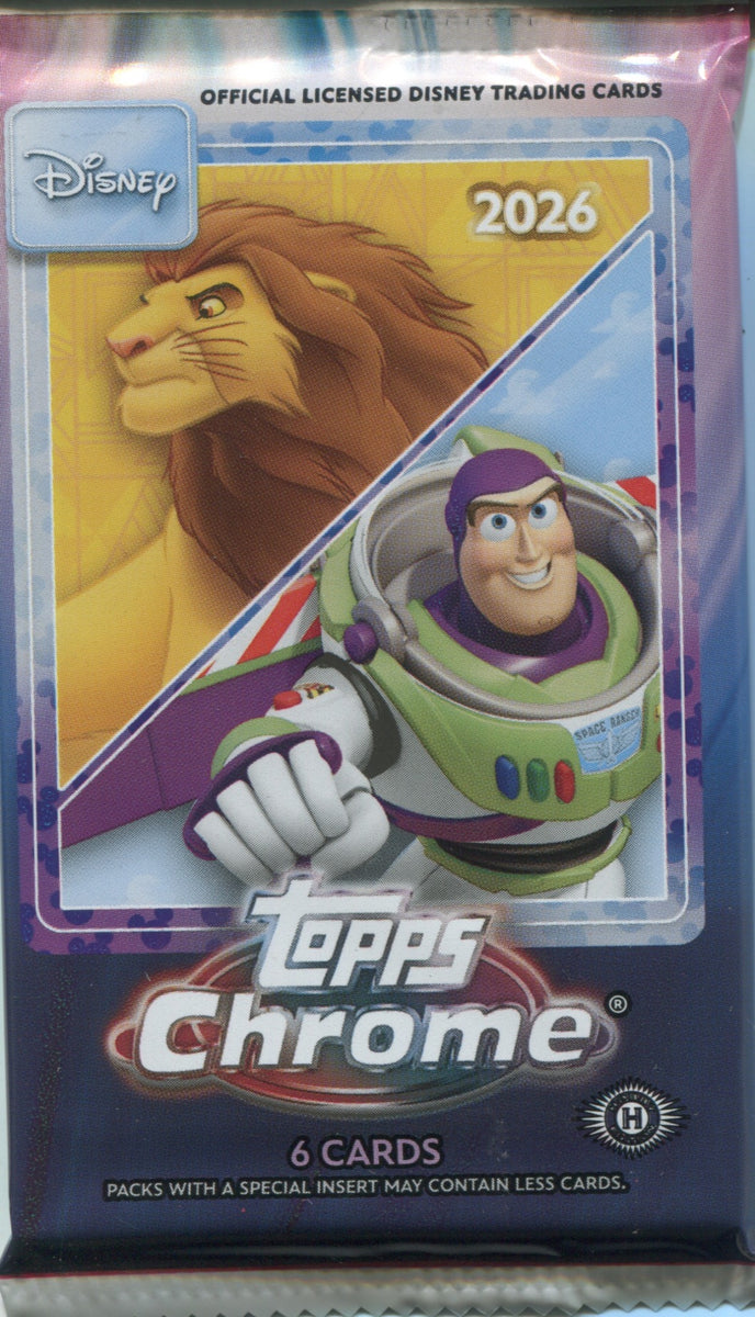 2026 Topps Chrome Disney Hobby, Pack