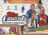 2024-25 Topps UEFA Club Competitions Finest Soccer Hobby, Box