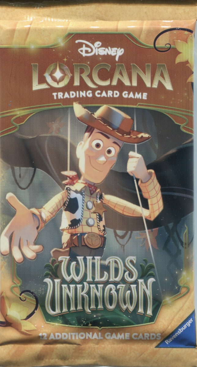 Disney Lorcana Wilds Unknown, Booster Pack *RELEASES 5/15* Disney Lorcana Wilds Unknown, Booster Pack *RELEASES 5/15*