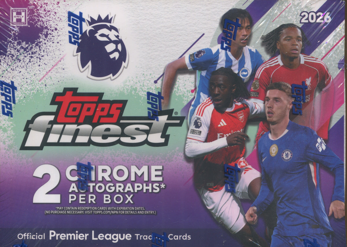 2026 Topps Finest Premier League Soccer Hobby, Box