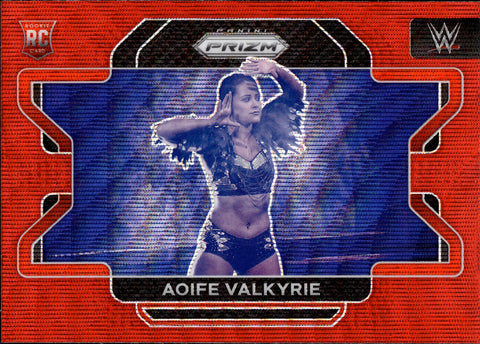 2022 Aoife Valkyrie Panini Prizm WWE ROOKIE RED WAVE RC #67 NXT